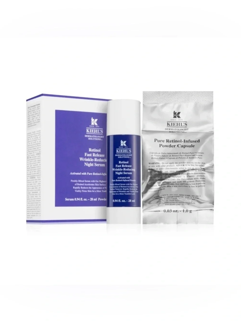 Kiehl’s Fast Release Wrinkle-Reducing 0.3% Retinol Night Serum